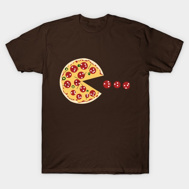 Pac-Pizza T-Shirt by andersonfbr